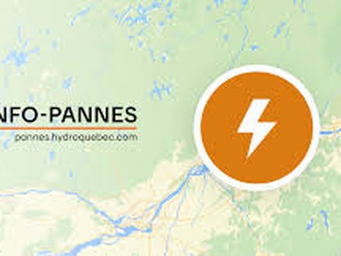 Interruption planifiée de courant programmée par Hydro Québec pour le ...